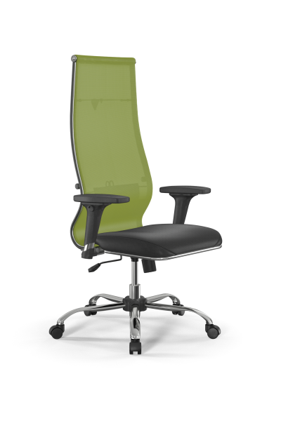 Кресло для руководителя Метта Sit 10 B1-163D - T+Extra /Km00/Wm12/D02P(M09.B21.G20.W01) (Лайм | Черный) Кресло для руководителя Метта Sit 10 B1-163D - T+Extra /Km00/Wm12/D02P(M09.B21.G20.W01) (Лайм | Черный)