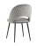 Стул Меган NEW велюр с ромбами серый (Стул Меган серый)