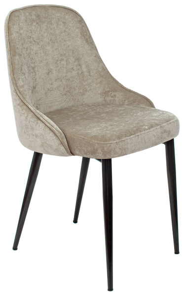 Стул для кухни KF-5 песочный Light 21 металл черный на ножках (KF-5/LT21) (Песочный)