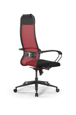 Кресло для руководителя Метта Sit 10 B1-111K - X2+UMF(X1) /Ub00/Wh00/K1bL(M09.B11.G19.W02) (Красный | Черный)