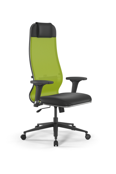 Кресло для руководителя Метта Sit 10 B1-115D - T+Extra /Um00/Wm12/D02P(M09.B11.G19.W02) (Лайм | Черный) Кресло для руководителя Метта Sit 10 B1-115D - T+Extra /Um00/Wm12/D02P(M09.B11.G19.W02) (Лайм | Черный)