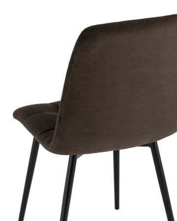 Стул Oliver велюр тёмно-коричневый (Стул Oliver темно-коричневый)