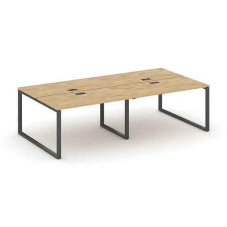 Рабочая станция 2-х сторонняя SN-6O.DRS-034 (3160х1232х750) (Тиквуд Светлый/Металл Антрацит)