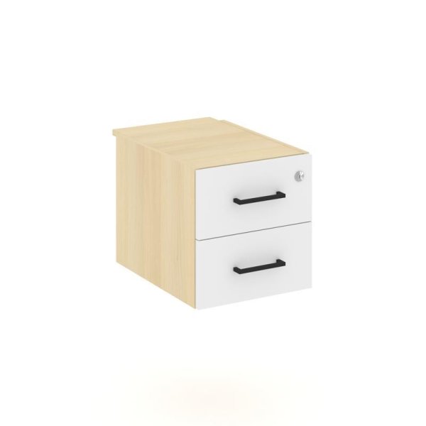 Тумба с 2 ящиками SN.TP-031 (343х453х356) (Акация Лорка/Белый)