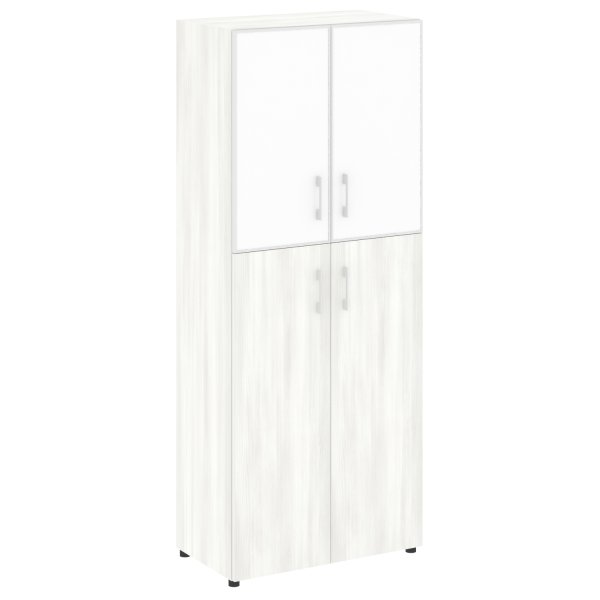 Шкаф для документов со стеклом белым LT.ST-1.7 R White (Снежная Патина) Шкаф для документов со стеклом белым LT.ST-1.7 R White (Снежная Патина)