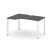 Стол рабочий эргономичный SN-5P.SPA-022(L) (1580х800/980х750) (Тиквуд Светлый/Металл Антрацит) Стол рабочий эргономичный SN-5P.SPA-022(L) (1580х800/980х750) (Тиквуд Светлый/Металл Антрацит)