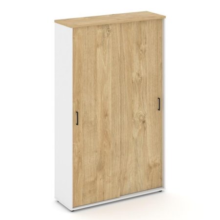 Шкаф-купе комбинированный SN.SHK-002 (1200х400х1982) (Белый/Тиквуд Светлый)