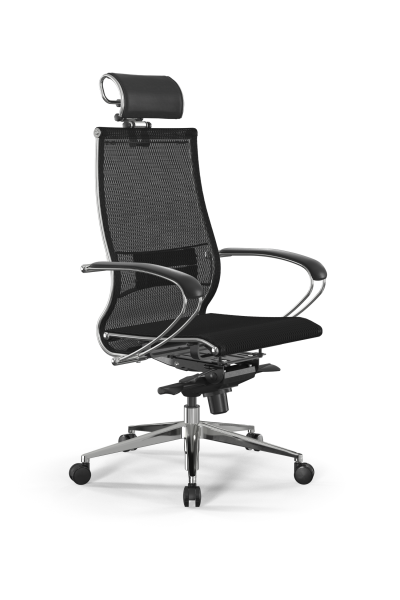 Кресло для руководителя Метта Samurai L2-5K - TS /Kc00/Nc00/K2cL/H2cL-3D(M06.B32.G11.W03) (Черный)