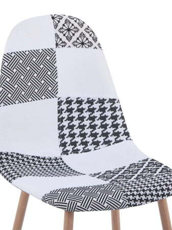 Стул Валенсия пэчворк черно-белый (Стул Валенсия черно-белый)