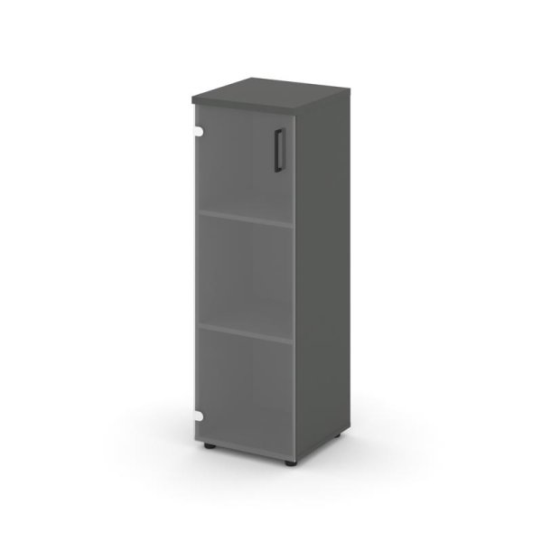 Шкаф средний узкий SN.STU.E-205(L) (400х400х1203) (Антрацит/Прозрачный) Шкаф средний узкий SN.STU.E-205(L) (400х400х1203) (Антрацит/Прозрачный)
