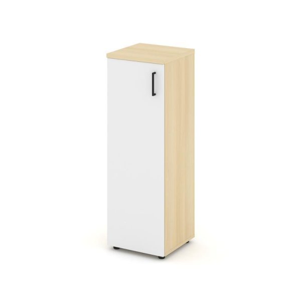 Шкаф средний узкий SN.STU.E-204(L) (400х400х1203) (Акация Лорка/Белый) Шкаф средний узкий SN.STU.E-204(L) (400х400х1203) (Акация Лорка/Белый)