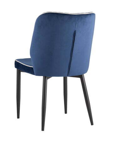 Стул Лоренс велюр синий (Стул Лоренс синий)