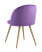Стул Лион Страйпс велюр лиловый (Стул Лион лиловый)