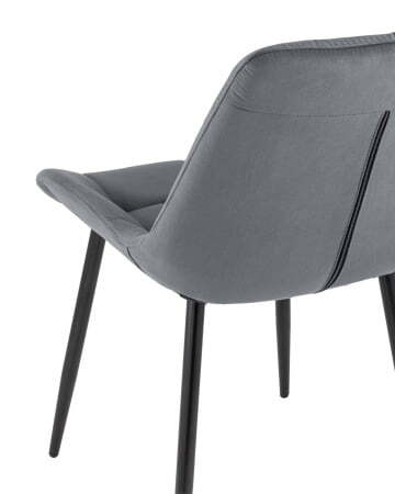 Стул Флекс велюр тёмно-серый (Стул Флекс темно-серый) Стул Флекс велюр тёмно-серый (Стул Флекс темно-серый)