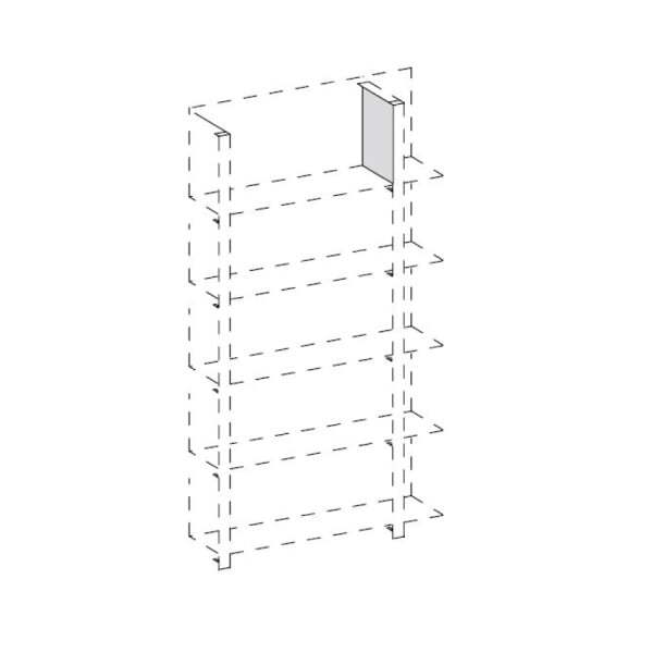 Промежуточная панель для буазери X7 BOFIFI01 320x390x8 (Орех каналетто)