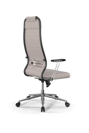 Кресло для руководителя Метта Sit 10 B1-117T - Extra /Um02/Wm12/T1bp-c(M09.B23.G18.W01) (Светло-бежевый)