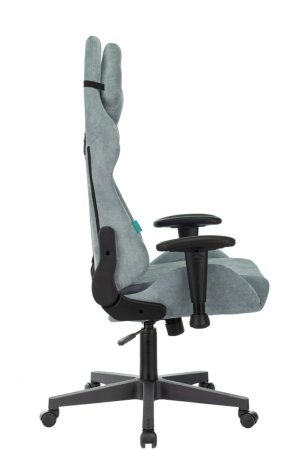 Кресло игровое Бюрократ VIKING KNIGHT LT28 FABRIC серо-голубой (Геймерское кресло VIKING KNIGHT серый)