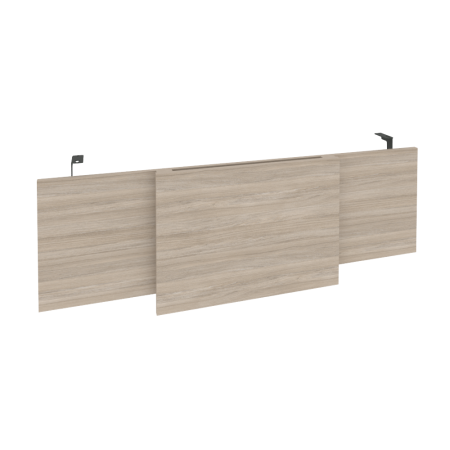 Царга стола руководителя Onix O.M-CSR-4 1340x450x54 (Дуб Аттик/Антрацит)