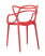 Стул Masters (Мастерс) пластик красный (Стул пластиковый Masters красный)