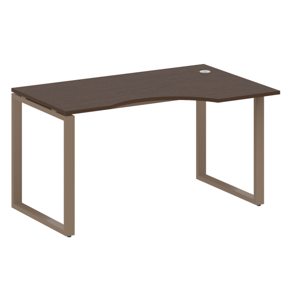 Стол криволинейный правый Metal System Style БО.СА-2 Пр 1400x900x750 (Венге Цаво/Мокко металл) Стол криволинейный правый Metal System Style БО.СА-2 Пр 1400x900x750 (Венге Цаво/Мокко металл)