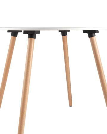 Стол Oslo Round WT белый (Стол обеденный Рокки белый)