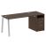Рабочая станция Metal System Style БА.РС-СТП-1.3 1812x720x750 (Дуб Наварра/Мокко металл) Рабочая станция Metal System Style БА.РС-СТП-1.3 1812x720x750 (Дуб Наварра/Мокко металл)