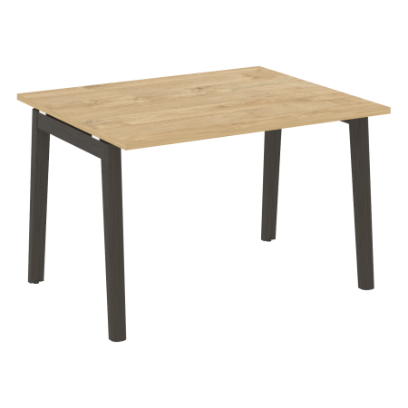 Стол переговорный на деревянных опорах Onix Wood OW.PRG-1.2 1180x980x750 (Тиквуд Светлый/Дуб Темный)