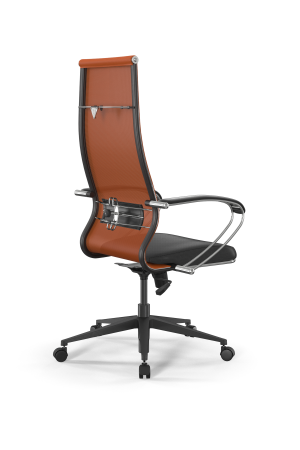Кресло для руководителя Метта Sit 10 B1-163K - T+Extra /Km00/Wm12/K1cL(M09.B11.G19.W02) (Черный | Оранжевый)