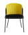 Стул Дабл велюр черный с желтой вставкой (Стул Дабл черный, желтый) Стул Дабл велюр черный с желтой вставкой (Стул Дабл черный, желтый)