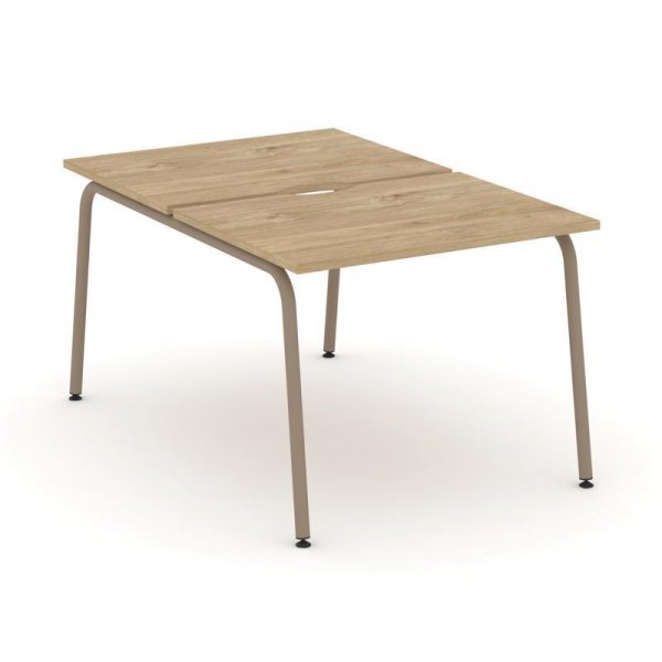 Рабочая станция 2 места ES.D.RS-2.1-VK (980х1500х750) (Тиквуд Светлый/Металл Латте) Рабочая станция 2 места ES.D.RS-2.1-VK (980х1500х750) (Тиквуд Светлый/Металл Латте)