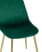 Стул Валенсия велюр зеленый золотые ножки (Стул Валенсия зеленый) Стул Валенсия велюр зеленый золотые ножки (Стул Валенсия зеленый)