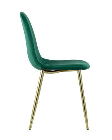 Стул Валенсия велюр зеленый золотые ножки (Стул Валенсия зеленый) Стул Валенсия велюр зеленый золотые ножки (Стул Валенсия зеленый)