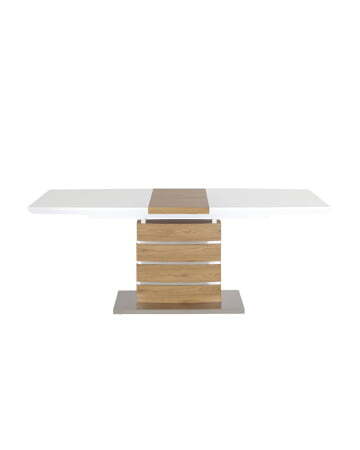 Стол обеденный Генуя раскладной 160-200*90 белый (Стол обеденный Генуя белый)