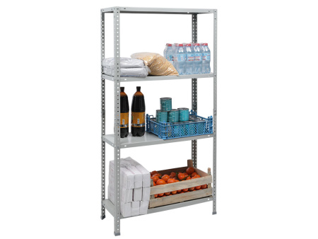 Стеллаж ES 150KD/75Х30/4 (Серый)