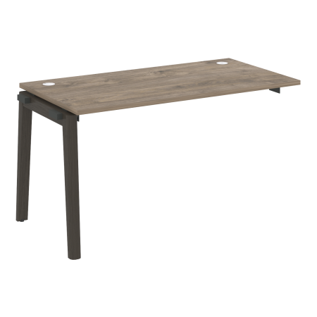 Наборный элемент рабочей станции на деревянных опорах Onix Wood OW.1.NRS-3.7 1380x720x750 (Тиквуд Темный/Дуб Темный)