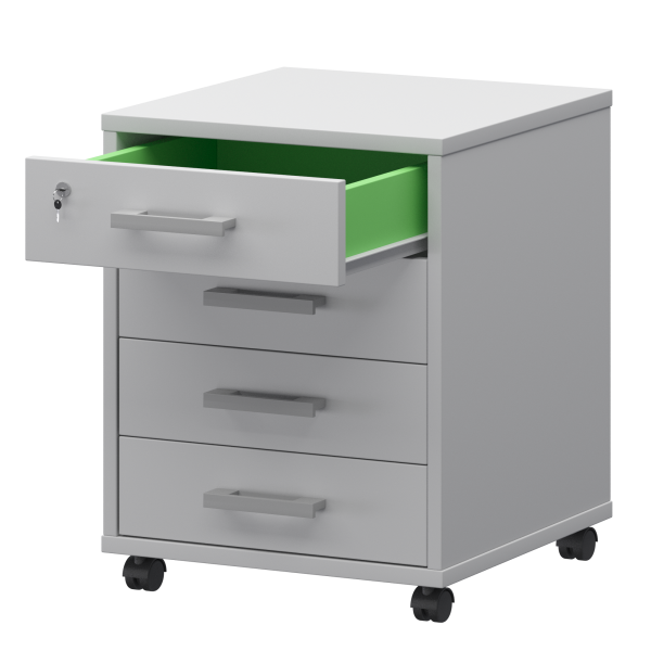 Тумба подкатная Арго АТЛ-04 440x450x600 (Белый)