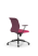 Кресло для руководителя Метта Sit 8 Mr4-4T - Vivaldi /Uh00/Wh12/T4mV-b(M09.B11.G19.W02) (Темно-розовый)
