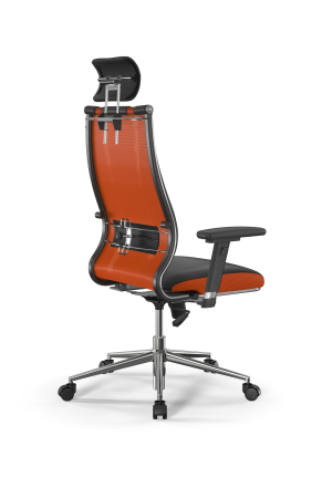 Кресло для руководителя Метта Sit 10 B2-160D - X2+Extra /Km39/Wm12/D03P/H3mL-2D(M09.B23.G18.W01) (Черный | Оранжевый) Кресло для руководителя Метта Sit 10 B2-160D - X2+Extra /Km39/Wm12/D03P/H3mL-2D(M09.B23.G18.W01) (Черный | Оранжевый)