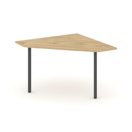 Угловой элемент переговорного стола SN-4.UPRG-031 (1180х1180х750) (Тиквуд Светлый/Металл Антрацит)