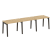 Рабочая станция на деревянных опорах Onix Wood OW.RS-3.1.7 2940x720x750 (Тиквуд Темный/Дуб Темный) Рабочая станция на деревянных опорах Onix Wood OW.RS-3.1.7 2940x720x750 (Тиквуд Темный/Дуб Темный)