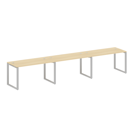 Рабочая станция Metal System Style БО.СМ-3.3 4200x720x750 (Акация/Серый металл)