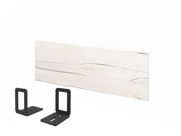 Экран настольный ЛДСП к одному столу L-058-1 1200х18х400 (Таксония Айвори)