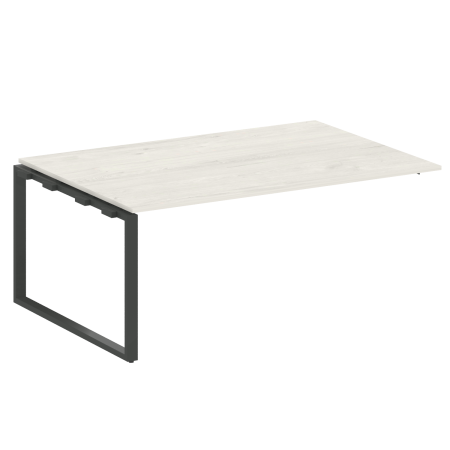 Проходной наборный элемент переговорного стола Metal System Style БО.ППРГ-5 1800x1235x750 (Дуб Наварра/Антрацит металл)