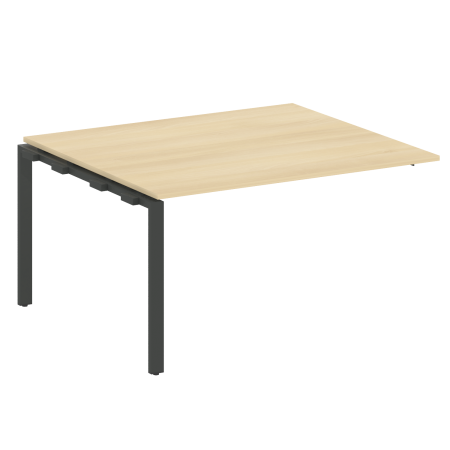 Проходной наборный элемент переговорного стола Metal System Style БП.ППРГ-3 1400x1235x750 (Акация/Антрацит металл)