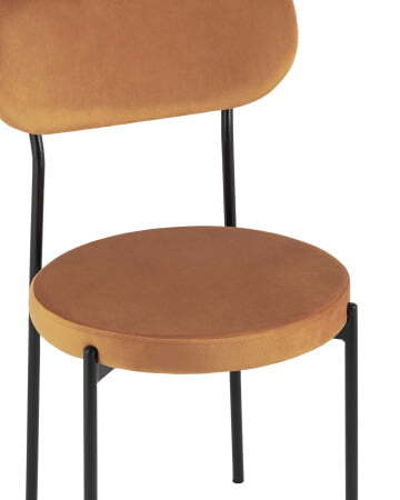 Стул Барбара велюр терракотовый (Стул Барбара терракотовый)