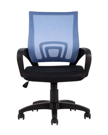 Кресло офисное TopChairs Simple голубое (Компьютерное кресло Simple голубой) Кресло офисное TopChairs Simple голубое (Компьютерное кресло Simple голубой)