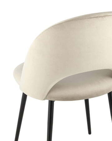Стул Меган велюр бежевый (Стул Меган бежевый)