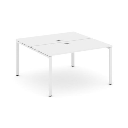 Рабочая станция 2-х сторонняя SN-6P.DRS-001 (980х1232х750) (Белый/Металл Белый)