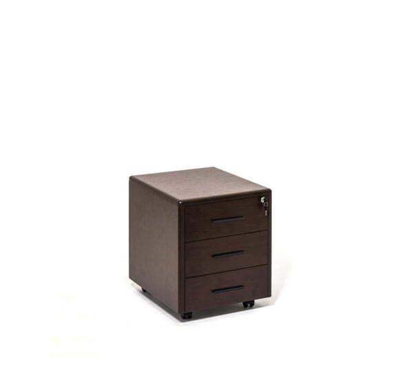 FORTE Тумба подкатная 3 ящика (Орех) FORTE Тумба подкатная 3 ящика (Орех)