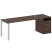 Рабочая станция с опорной тумбой Metal System Style БП.РС-СТП-1.5 2212x720x750 (Дуб Наварра/Серый металл) Рабочая станция с опорной тумбой Metal System Style БП.РС-СТП-1.5 2212x720x750 (Дуб Наварра/Серый металл)